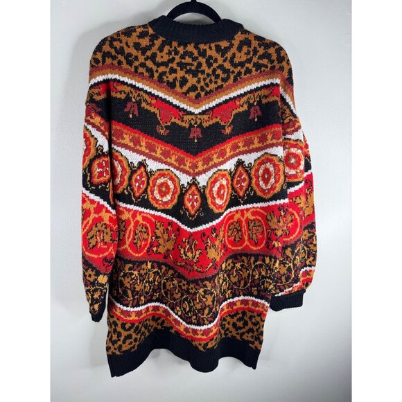 Farm Rio Ainika Tiles Knit Cardigan Oversized Cardi Size S NWT $248 - Picture 5 of 5